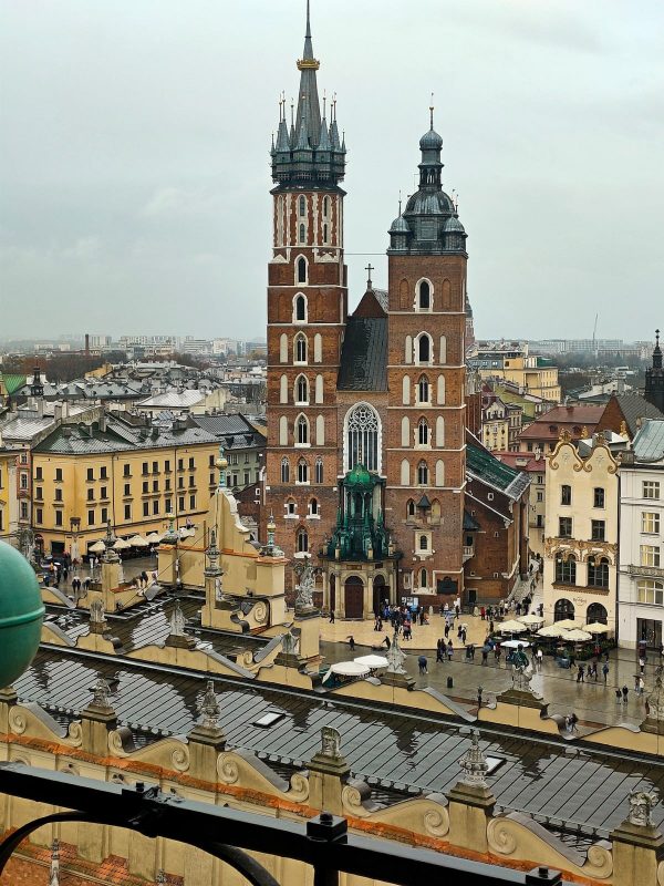 St Mary’s Basilica and the Main Market Square in Kraków